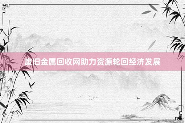 废旧金属回收网助力资源轮回经济发展