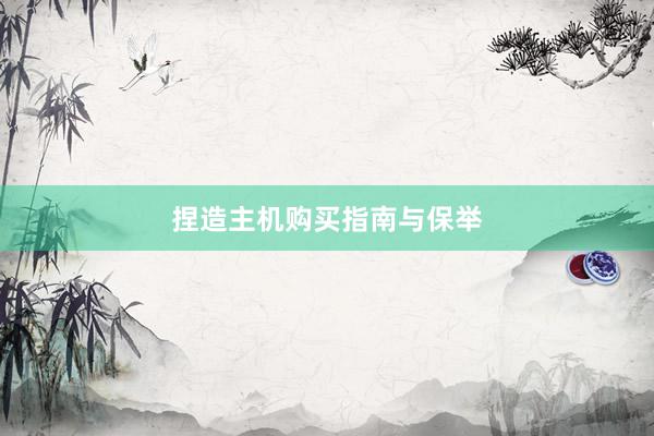 捏造主机购买指南与保举